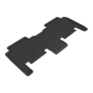 Kia EV9 Floor Mat - Rear - 3D MAXpider - Kagu - Black - 2024+ Kia EV9 Floor Mat - Rear - 3D MAXpider - Kagu - Black - 2024+